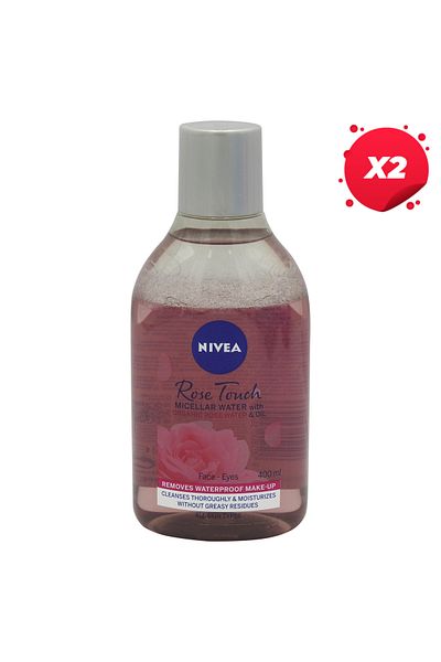 NIVEA X2 - NIVEA MICELLAR LOTION 400ML ROSE WATER