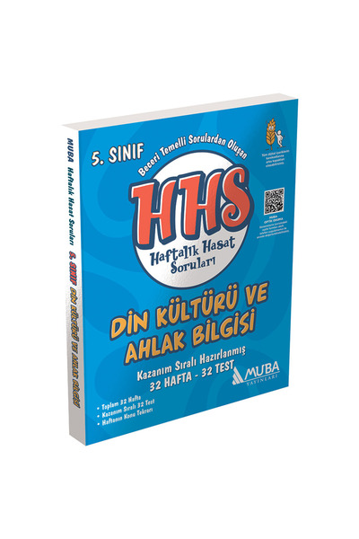 Muba Yayınları 1438 - 5.Sınıf Din Kültürü Haftalık Hasat Soruları (HHS)