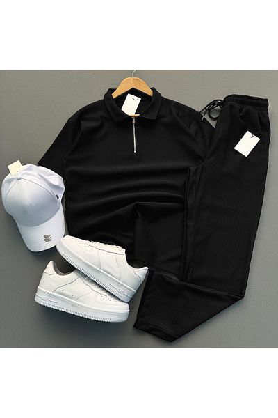 viperkombin 2-Piece Combo Fitted Polo T-shirt and Baggy Pants