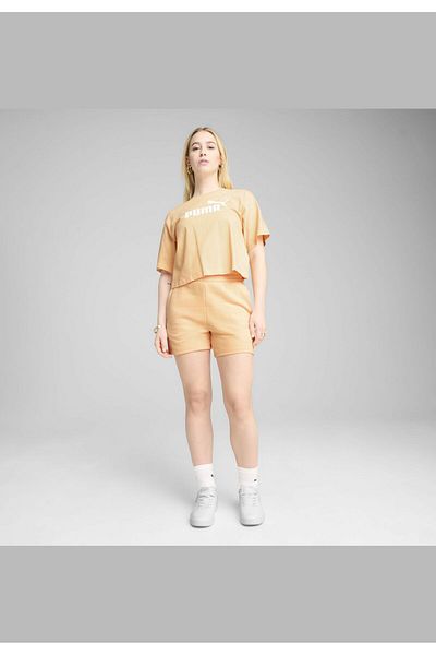 Puma ESS Cropped No. 1 Logo Relaxed Tee Women