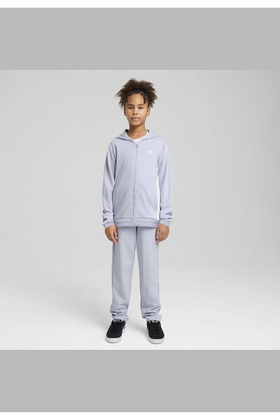 Puma Metallic Hooded Sweat Suit Youth