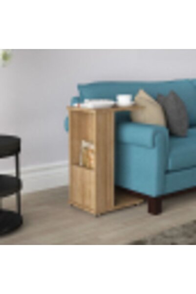 Modilayn Gazetelikli Yan Sehpa Koltuk Yanı Sehpa