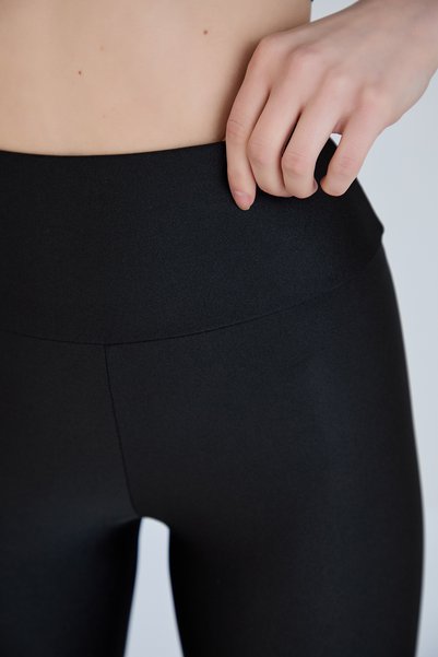 Thin Shop Plus Size Biker Black Leggings - Restorer Shorts Leggings -Tightening Sports Leggings - High Waist Sports Leggings