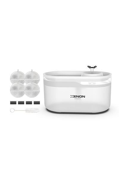 Xenon Smart Smart Automatic Water Dispenser and Spare 4 Filters Set of 2 Pet Products