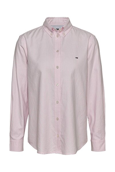 Tommy Hilfiger Women's Pink Regular Fit Shirt
