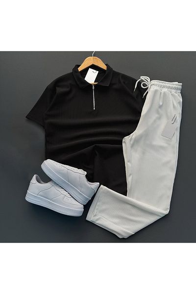 viperkombin 2-Piece Combo Fitted Polo T-shirt and Baggy Pants