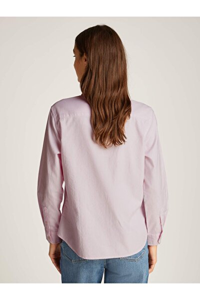 Tommy Hilfiger Women's Pink Regular Fit Shirt