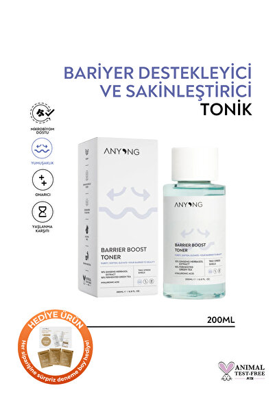 Anyong Bariyer Destekleyici ve Sakinleştirici Tonik 200 ml (Yeşil Çay & Ginse...