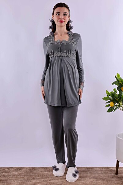 ByLohusa Effortt Smoked Maternity Maternity Pajama Set