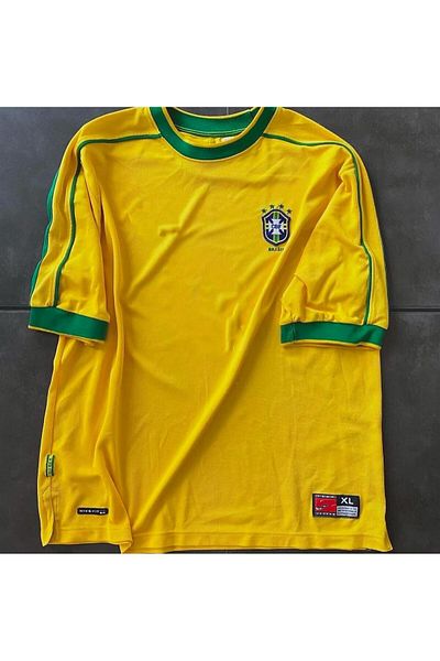 Legent Lady ΒΡΑΖΙΛΙΑΝΙΚΟ ΚΙΤΡΙΝΟ R.CARLOS RETRO JERSEY 11