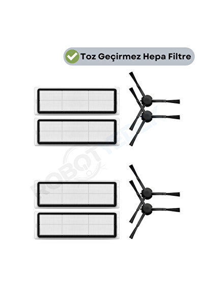 robotyedek Dreame Z10 Pro - 8 bucăți filtru Hepa de schimb compatibil și peri...
