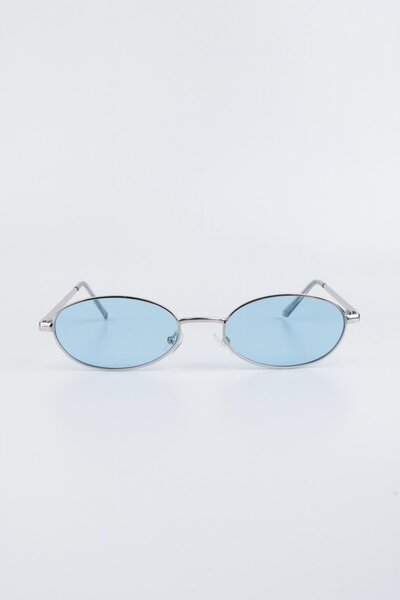 Silvio Monetti نظارة شمسية نسائية مقاومة للأشعة فوق البنفسجية 400 باللون الأزرق 23sm8708r04