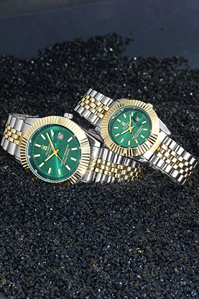 Zzla 2 Li Lover Set Stainless Ipc Plating Luxury Sport Metal Men Wrist Watch ...