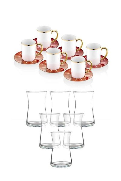 The Mia Diago Tea & Coffee Cup Set 18 Pieces