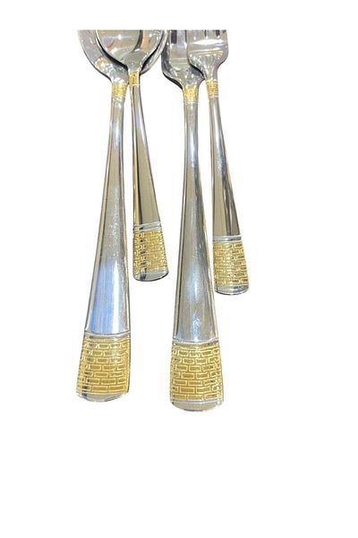 aljahwari CUTLERY SET 24PICES STAINESS STEEL