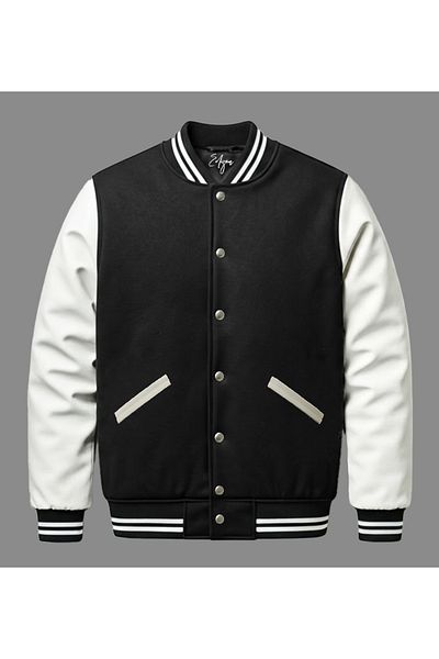 Edizen Premium Bomber Varsity Μπουφάν Unisex Oversize 100% βαμβάκι Porsche με χρήματα όπως απαιτείται