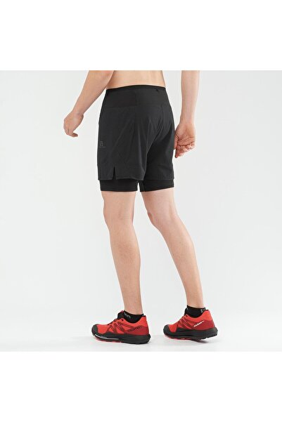 Salomon SENSE 2IN1 Erkek Koşu Şortu Black LC1743700
