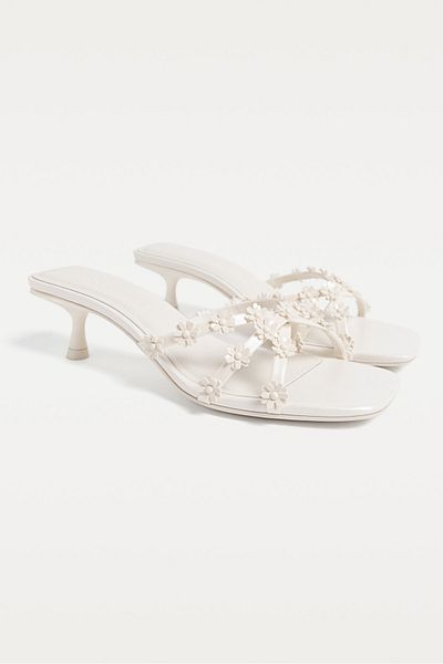 Stradivarius Strappy floral sandals