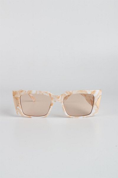 Max Polo Beige Matte Uv400 Filter Women's Sunglasses G24mps3207r06