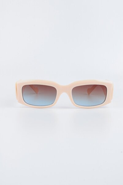 Silvio Monetti Women's Cream UV 400 Protected Sunglasses 23sm8097r04