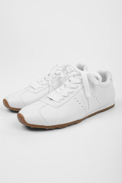 Shoeberry Women's Taren White Skin Sneaker