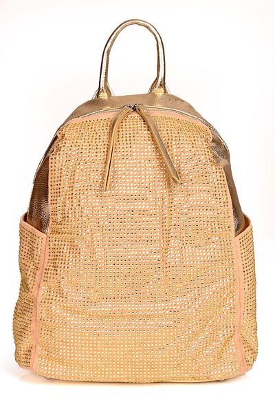 ÇÇS Gold Stone Hand Holder and Backpack 16371