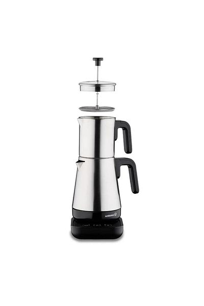 KORKMAZ Modern Electric Black/Glass Pitcher A850