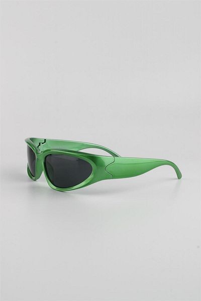Silvio Monetti Unisex Green Matte Uv400 Filter Sunglasses - G24Sm9006R05