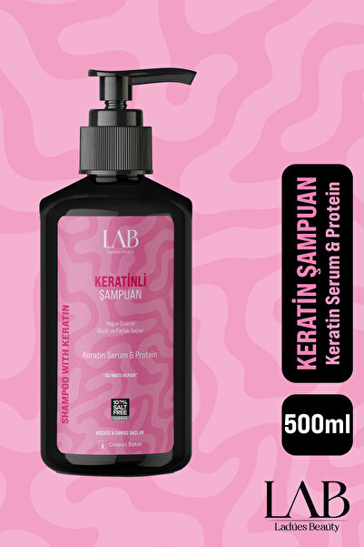 LADUES BEAUTY KERATİNLİ TUZSUZ ŞAMPUAN 500 ML