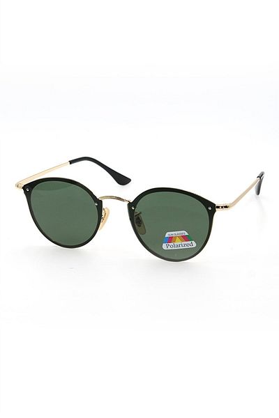 Silvio Monetti Women's Black Green Polarized Sunglasses - 3sm3817r002