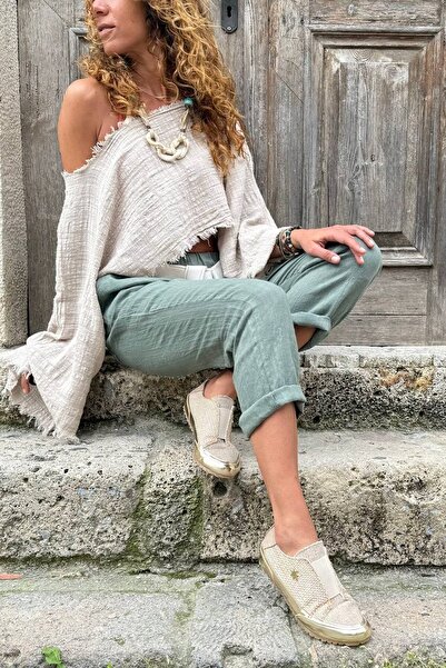 Güneşkızı Guki35 Γυναικείο Μπεζ καθημερινό άνετο Vegan Balance Sneaker