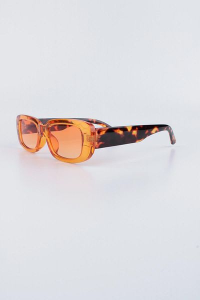By Marine Women's Orange UV 400 Protected Sunglasses 23ft3583cr08