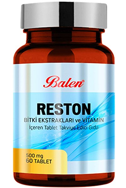 Balen 60 قطعة من أقراص مستخلصات نبات ريستون والفيتامينات