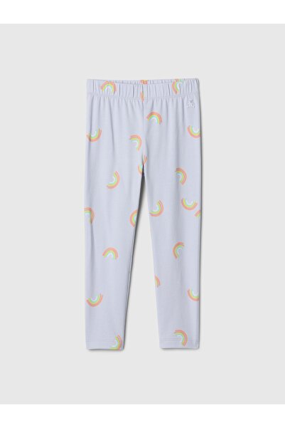 GAP Kız Bebek Mavi Stretch Jersey Pull-On Tayt