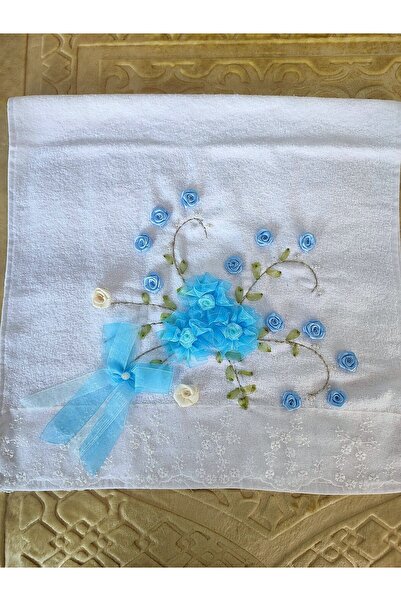 ZENCHES Velvet Dowry Towel, Engagement Towel, Velvet Ribbon, Ribbon Lace Towel