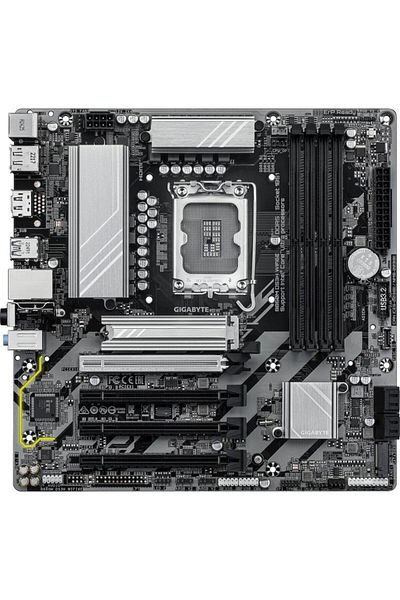 Gigabyte Placa de baza GIGABYTE B860M DS3H WIFI6E, Intel B860, LGA 1851, DDR5, mATX
