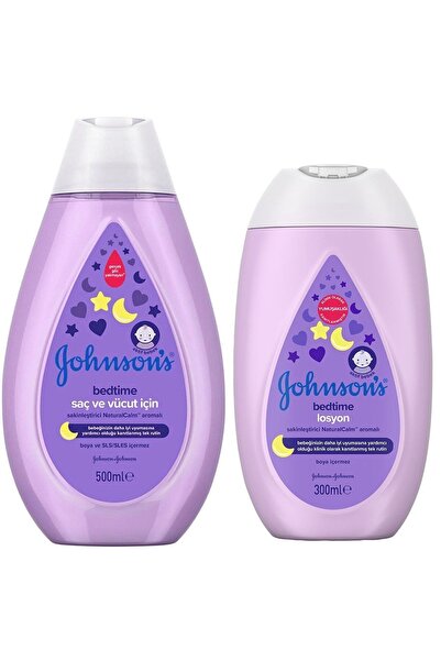 Johnson´s Baby Johnsons Baby Bedtime Saç Ve Vücut Şampuanı 500 Ml + Bedtime Losyon 300 Ml