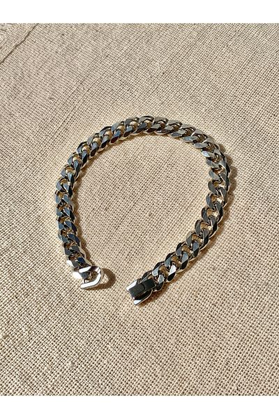 CAPO by Aytaç Yamaç Steel Cuban Chain Men's Bracelet