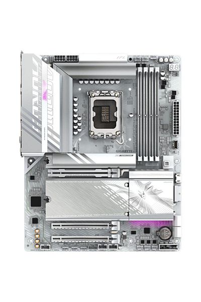 Gigabyte Placa de baza GIGABYTE B860 AORUS ELITE WIFI7 ICE, Intel B860, LGA 1851, DDR5, ATX
