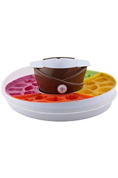 ALSAIF Electric Chocolate Maker , 22w, Orange Base/food Tray White