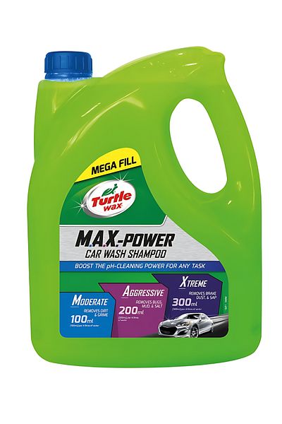 Turtle Wax Car Wash Shampoo 4 Liters Max-Power-4L Made in USA
