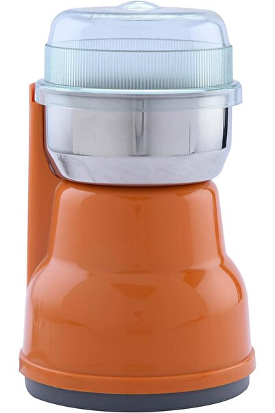 ALSAIF 60g 160W Electric Coffee & Spice Grinder, Removable Stainless Steel Bowl, Orange (S64/OR)