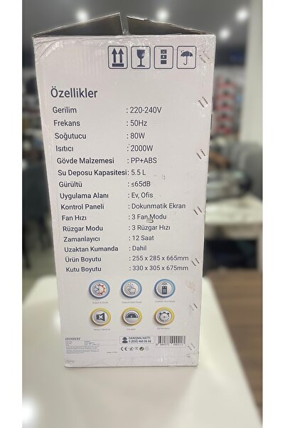 GRÜNBERG Isıtıcı Soğutucu Gk100hc