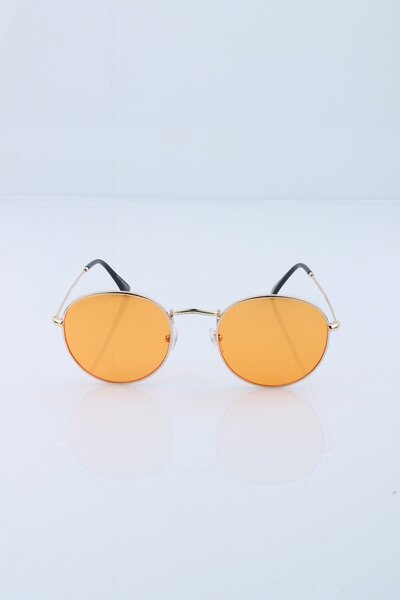 Silvio Monetti نظارة شمسية نسائية برتقالية UV400 Mrt22sm5006c