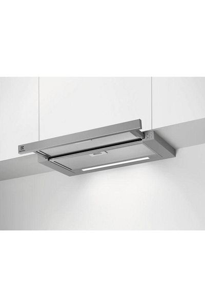 Electrolux Hota incorporabila telescopica Electrolux LFP416X, 440 mc/h, 60 cm (Argintiu)
