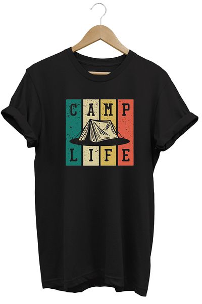 remonz Camp Life Camp Life εμπριμέ μπλουζάκι 100% βαμβάκι