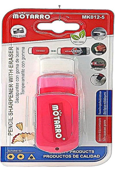 MOTARRO Sharpener with Eraser: Precision Tools for a Neat and Tidy Workspace