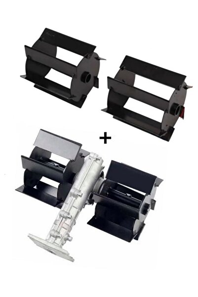 ABLACKS Tırpan Toprak Çapalama Aparatı Sırt – Yan Uyumlu 26MM 9 Diş + Yedek B...