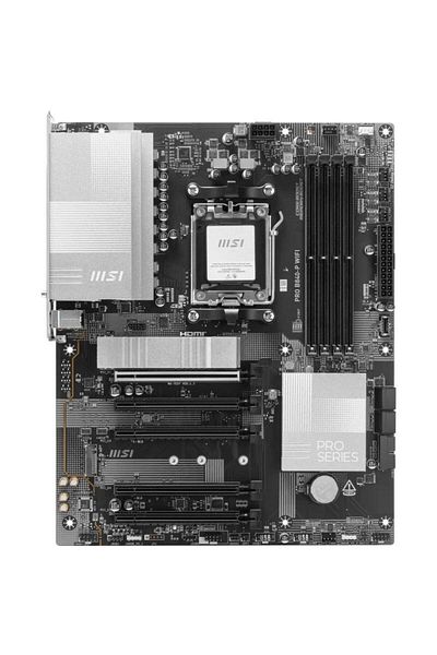 MSI Placa de baza MSI PRO B840-P WIFI, AMD B840, AM5, DDR5, ATX