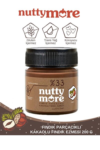 Nutty More Fındık Ezmesi Tanışma Paketi 200 gr x 3 Adet